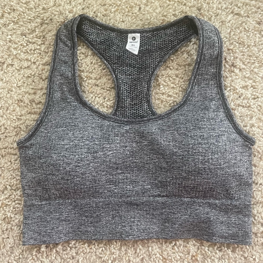 90 Degree by Reflex Sports Bra with Removable Pads Women’s Size XL